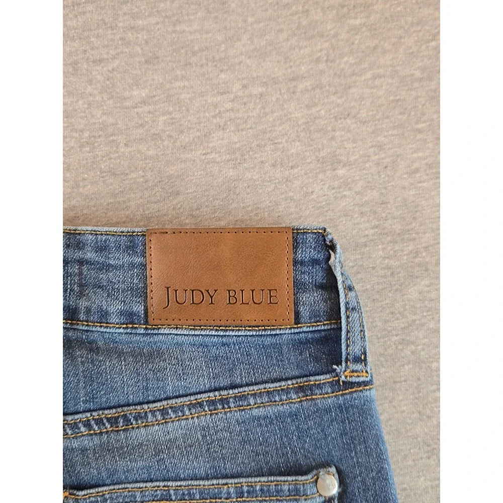 Judy Blue Flare Jeans Womens‎ 0/24 Petite Medium Wash High Rise JB881018 MD-PT